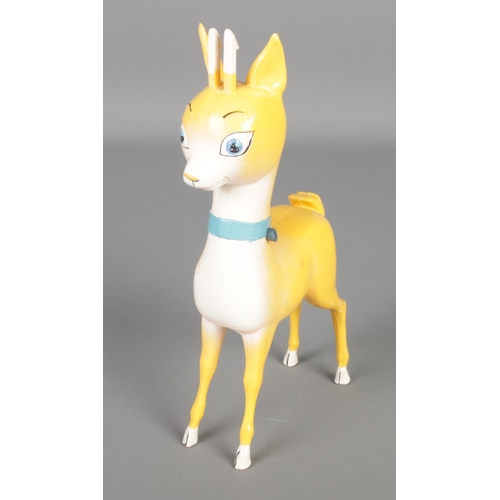 123 - A Babycham deer figurine.