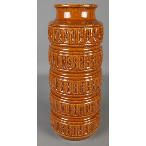 19 - A large West German pottery vase. (41cm)