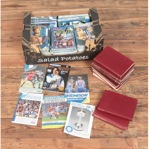 164 - A collection of mostly 1980's/1990's Sheffield Wednesday Football programmes along with nine Electri... 