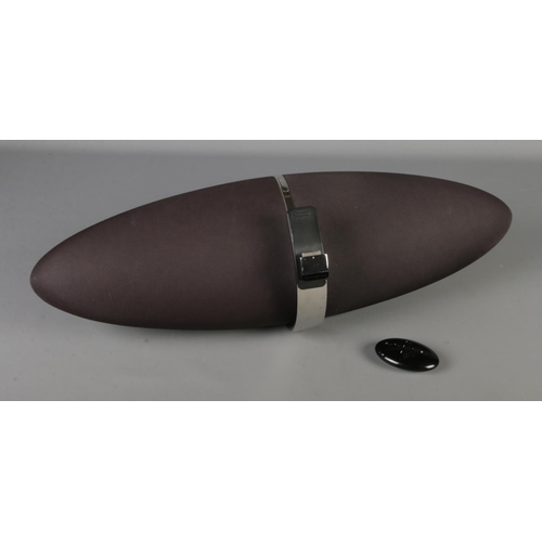 226 - A Bowers and Wilkins Zeppelin air speaker with iPod dock, wifi and aux inputs.