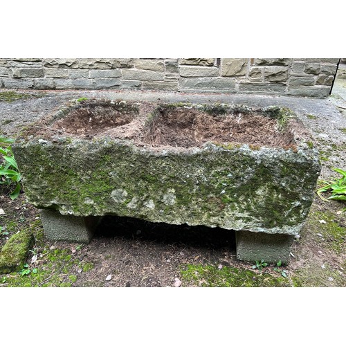 287 - A large stone double trough.

*Please contact our office (01709 700005) if interested in buying this... 