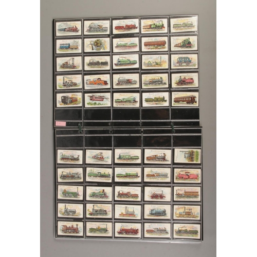 103 - Five sets of complete cigarette cards including Player's Military Head-Dress (50), Game Birds and Wi... 