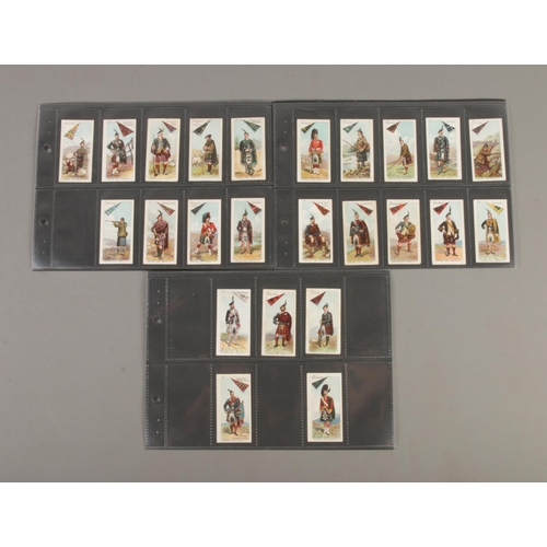 106 - J & F Bell cigarette cards, Scottish Clan Series No1, near complete set 24/25 missing No6.