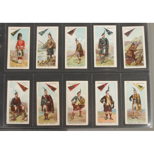 106 - J & F Bell cigarette cards, Scottish Clan Series No1, near complete set 24/25 missing No6.