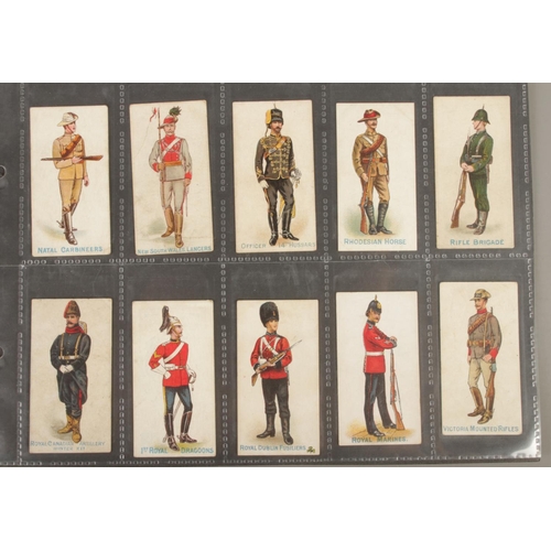 107 - Cohen, Weenen & Co. Home & Colonial Regiments, blue back (100 subject), 35 cards.