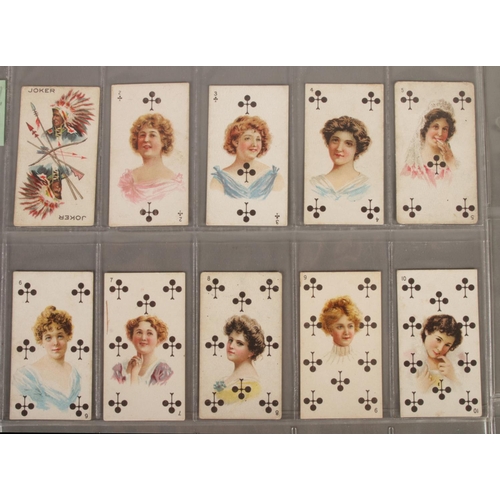 108 - The American Tobacco Company (ATC); 53 Subjects - Beauties Playing Cigarette Cards. 46 cards.