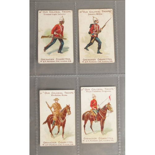 113 - Faulkner Grenadier cigarette cards, incomplete set 38.