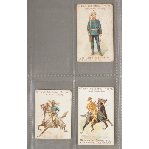 113 - Faulkner Grenadier cigarette cards, incomplete set 38.