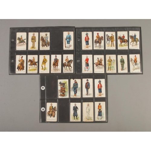 114 - Robert's cigarette cards, Colonial Troops, incomplete set, 27 cards.