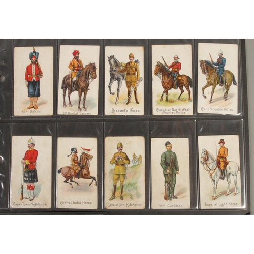 114 - Robert's cigarette cards, Colonial Troops, incomplete set, 27 cards.