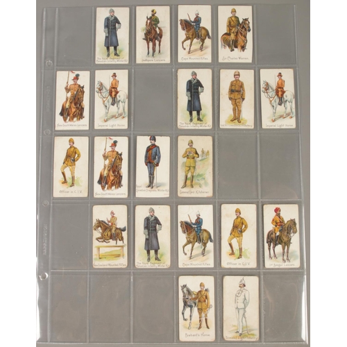 120 - Roberts Cigarettes; Colonial Troops. Twenty cigarette cards, some duplicates.