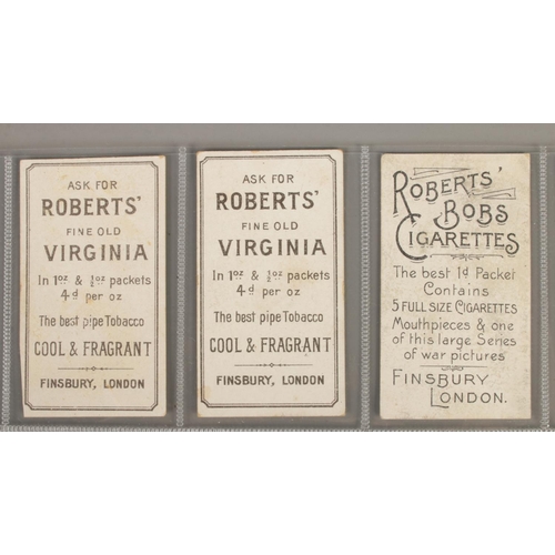 120 - Roberts Cigarettes; Colonial Troops. Twenty cigarette cards, some duplicates.