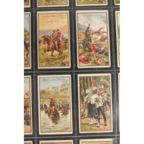 132 - Taddy's Taddy & Co cigarette cards, Victoria Cross Heroes  near complete set 21-40 missing No25.