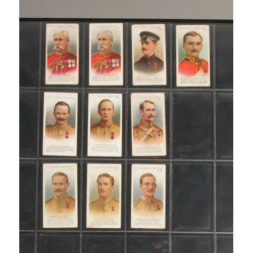 135 - Taddy cigarette cards, Victoria Cross Heroes Boer War, odds/part sets. 10 cards, including a duplica... 