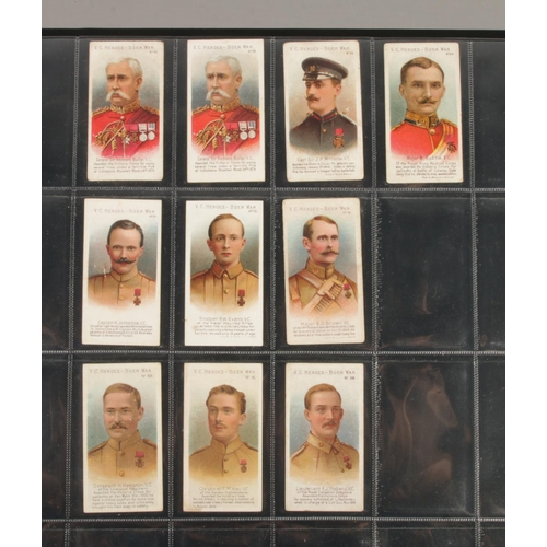 135 - Taddy cigarette cards, Victoria Cross Heroes Boer War, odds/part sets. 10 cards, including a duplica... 