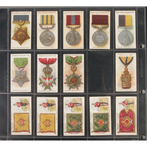 136 - Taddy cigarette cards, Odds including British Medals & Ribbons, Orders of Chivalry & Territorial Reg... 