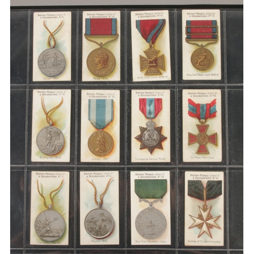 137 - Taddy, British Medals & Decorations, part set, 12 cards.