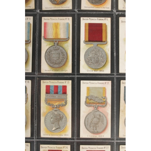 138 - Taddy cigarette cards, Medals & Ribbons, Part set/odds, 29 cards.