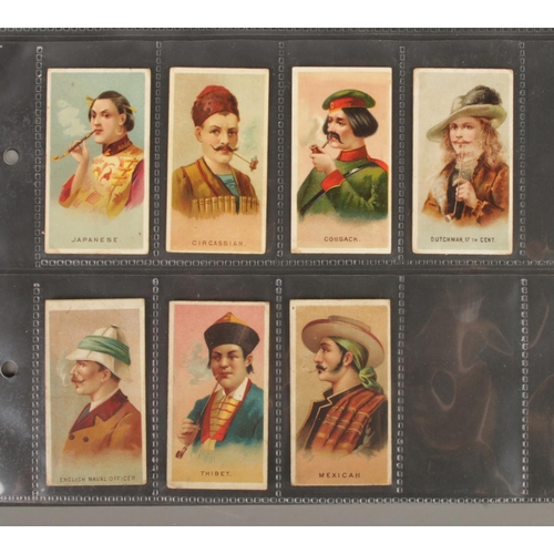 141 - Allen & Ginter cigarette cards, Worlds Smokers, Part set 7 cards.