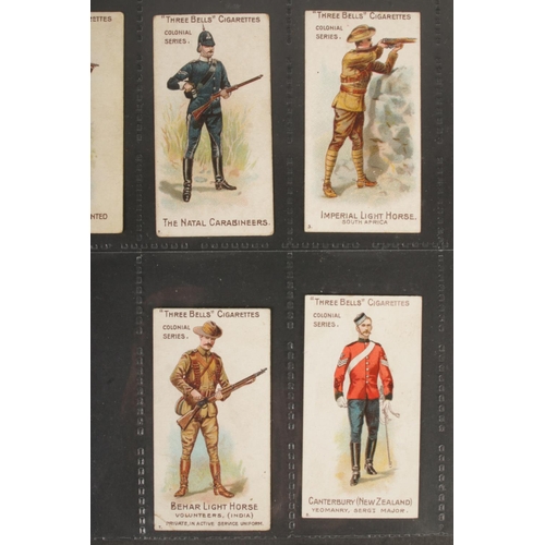 147 - J & F Bell cigarette cards, Colonial Series, Part set 21/25.