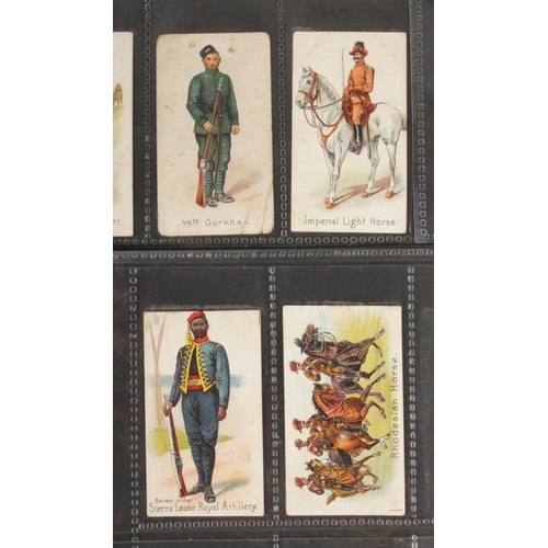 149 - Charlesworth & Austin's cigarette cards, Colonial Troops, part set 15 cards