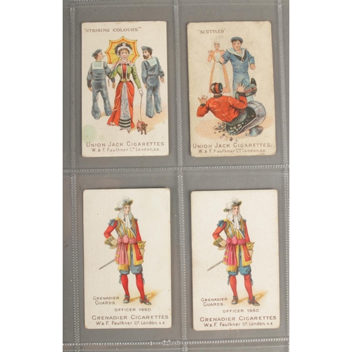 153 - Faulkner Grenadier cigarette cards, odds from Military Terms, Our Colonial Troops, Policemen of the ... 