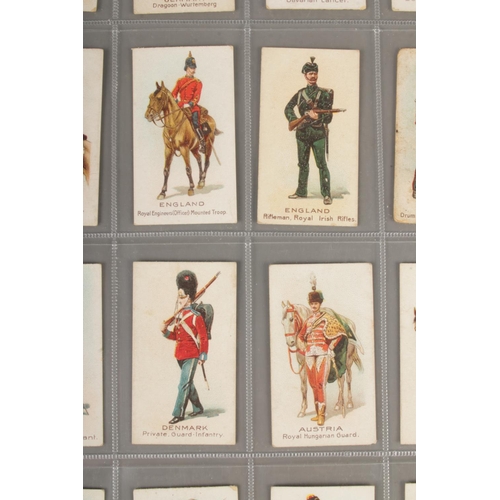 157 - British American Tobacco (BAT) cigarette cards, Soldiers of the World (Blank Back) part set, 43 card... 