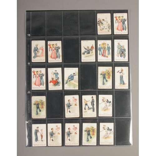 158 - Faulkner Grenadier cigarette cards, Nautical Terms 1st/2nd series odds, 21 cards.