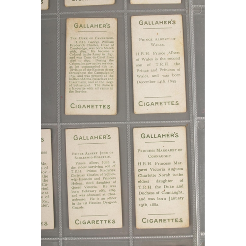 163 - Gallaher's cigarette cards, odds/part sets from Royalty Series (23), Actors & Actresses (15) and Use... 