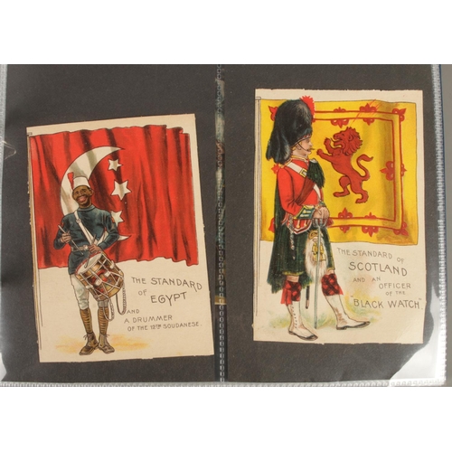 169 - An album of Die cut scraps, Military & People of the World, incomplete set, including other large si... 