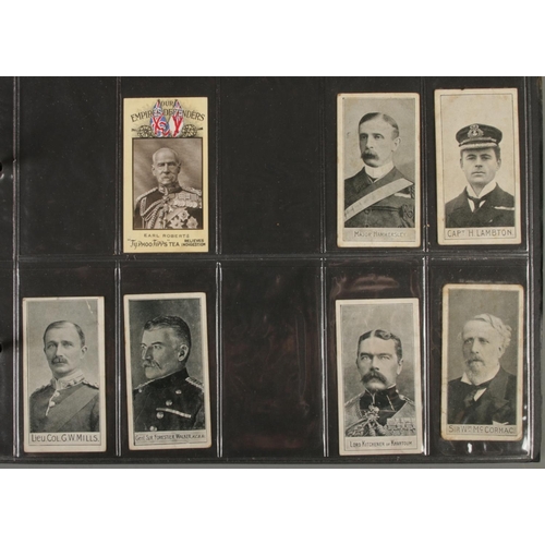 182 - One album of part set/odds including American Tobacco Co Military Uniforms, Adkin & Sons Soldiers of... 