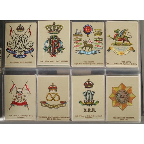 183 - A quantity of part set/odds including Anonymous Terms, Types of the British Army, Regimental Crests ... 