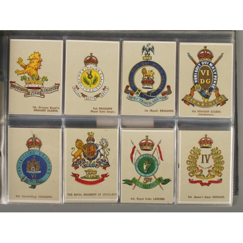 183 - A quantity of part set/odds including Anonymous Terms, Types of the British Army, Regimental Crests ... 