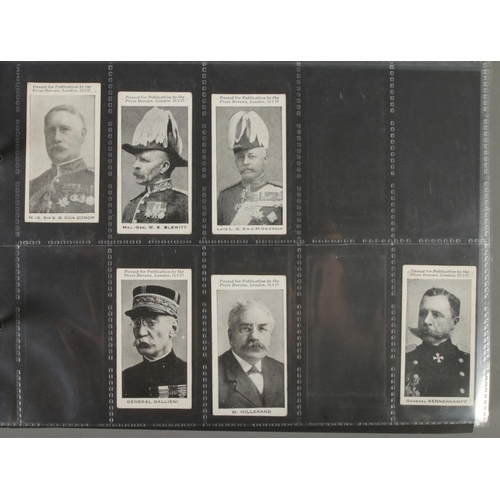 187 - One album of part set/odds including Britain's Defenders, Indian Regiments, Military Portraits, Nava... 