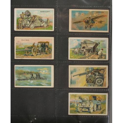 187 - One album of part set/odds including Britain's Defenders, Indian Regiments, Military Portraits, Nava... 