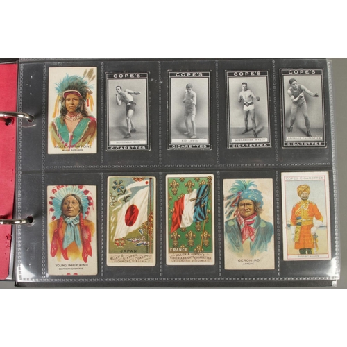 199 - One album of part set/odds including cards from Kinney Bros, Allen & Ginter, Jas Biggs & Sons, The A... 