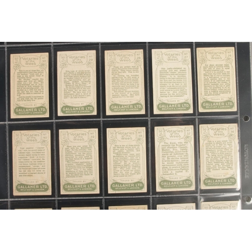 60 - Gallaher cigarette cards, Votaries of the Weed, complete set 50/50.