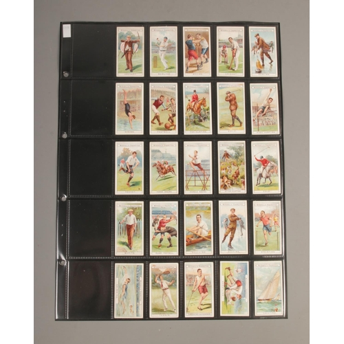 62 - Mitchell's cigarette cards, Sports, complete set 25/25.