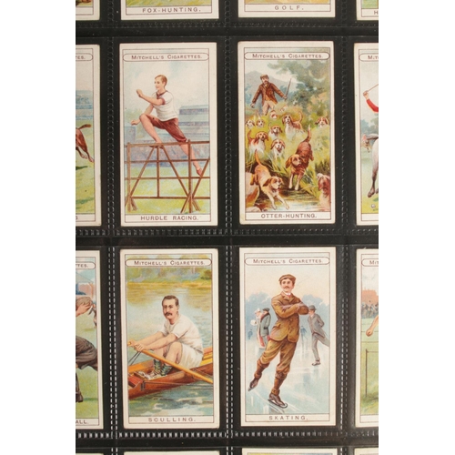 62 - Mitchell's cigarette cards, Sports, complete set 25/25.