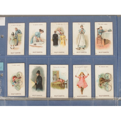 69 - Wills' Cigarettes; Double Meaning Cigarette Cards. Full set (numbered), 50/50.