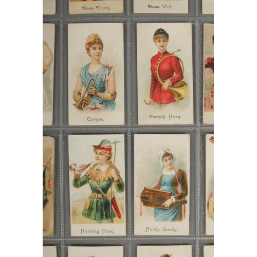 7 - The American Tobacco Co cigarette cards, Musical Instruments, Part set, 23 cards.