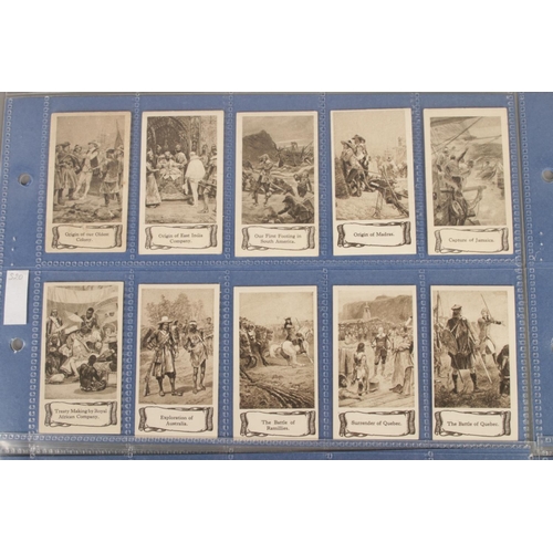 72 - Rothmans Ltd; Landmarks in Empire History Cigarette Cards, complete set. 36/36.