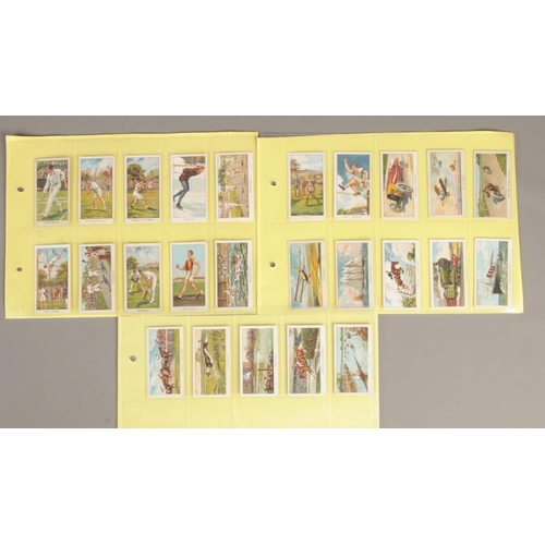 73 - Boguslavsky, Turf Cigarettes; Sporting Records Cigarette Cards. Full set, 25/25.