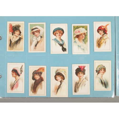 75 - W.D & H.O Wills (Scissors) Cigarettes; Beauties Picture Hats. Full Set. 32/32.