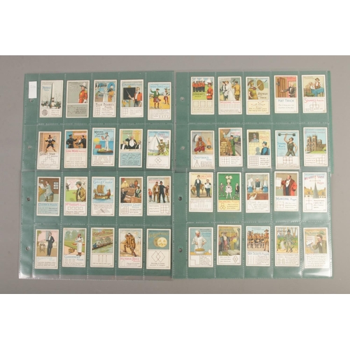 83 - Gallaher's Cigarettes; Tricks and Puzzles (Green Back). Full set. 100/100.