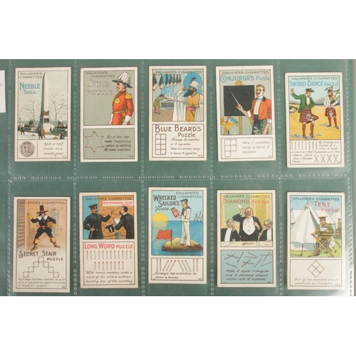 83 - Gallaher's Cigarettes; Tricks and Puzzles (Green Back). Full set. 100/100.