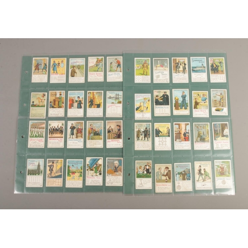 83 - Gallaher's Cigarettes; Tricks and Puzzles (Green Back). Full set. 100/100.