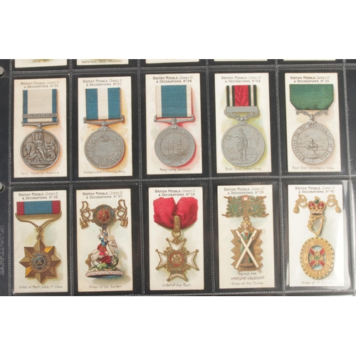 9 - Taddy's cigarette cards, British Medals & Decorations, Series 2 (Steel Blue backs) complete set 50/5... 