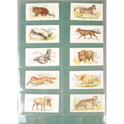 96 - John Player & Sons Cigarette Cards; Wild Animals of the World. Complete set 50/50.