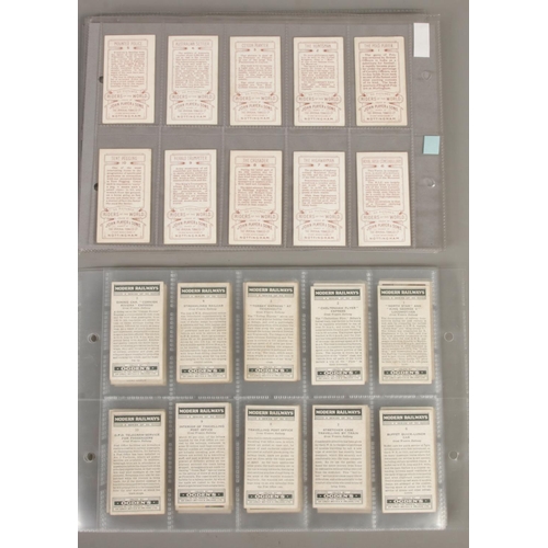 99 - An album containing five complete sets of cigarette cards. Comprises of: John Player & Sons Riders o... 